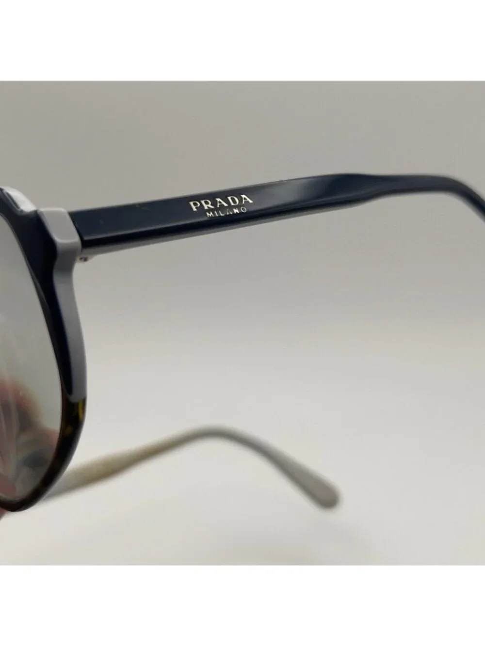 Prada VPR03V W3C-1O1 Eyeglass Frames Tortoise Brown Blue Gray 54-17-140 Italy
